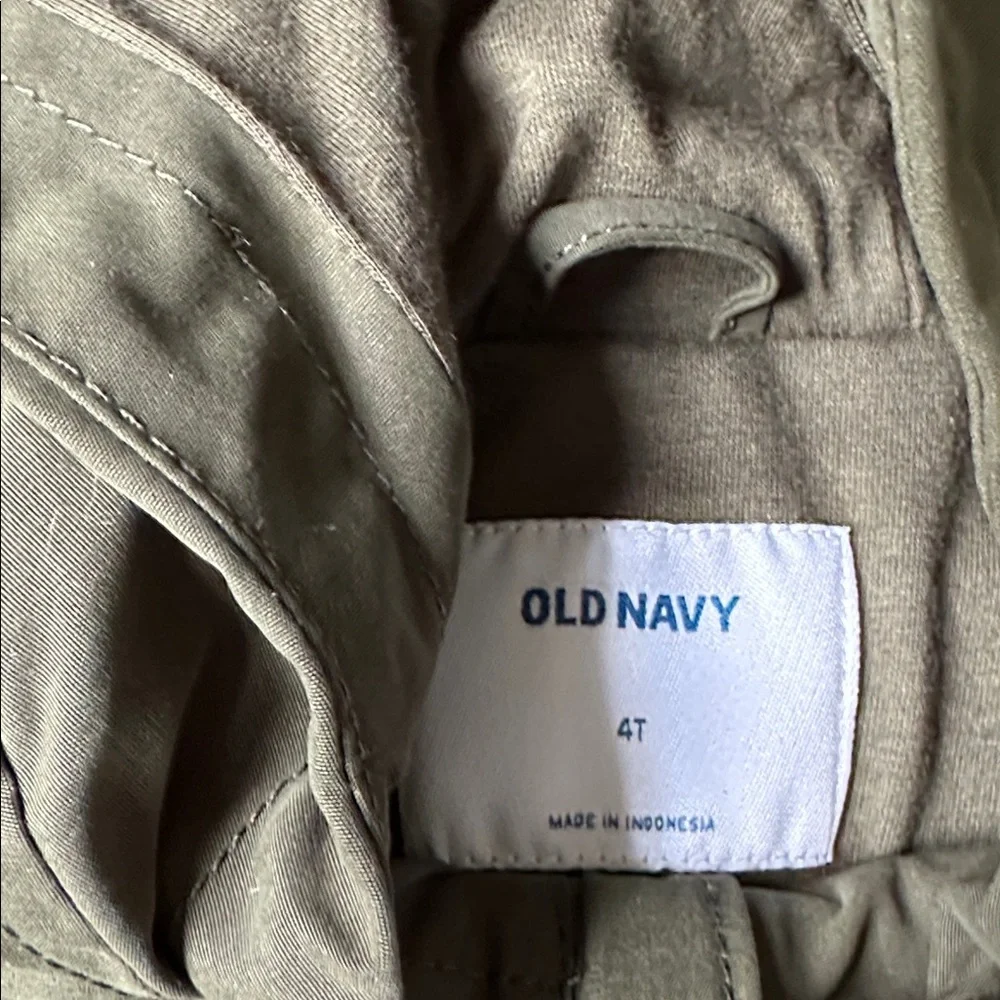 Old Navy Kids Olive Hooded Windbreaker - Raincoat‎